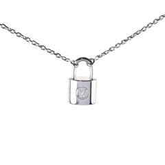 Louis Vuitton Lock Sterling Silver Necklace