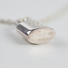 Louis Vuitton Lock Sterling Silver Necklace