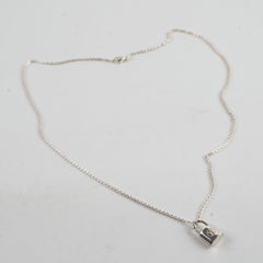 Louis Vuitton Lock Sterling Silver Necklace