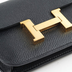 Hermes Constance Slim Epsom Black - U Stamp 2022