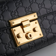 Gucci Padlock Small Black Bag