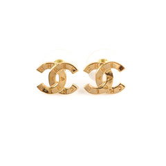 Chanel CC Gold Earrings Costume Jewellery