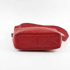 Chanel Camera Red Caviar Crossbody Bag - Series 2