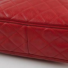 Chanel Camera Red Caviar Crossbody Bag - Series 2