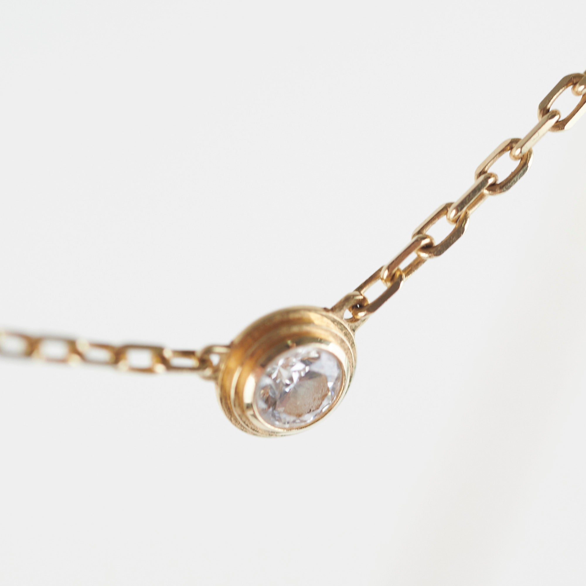 Authentic! Cartier D'Amour 18k White Gold Diamond Large Model Necklace  Cert. | Fortrove