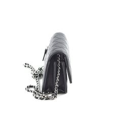 Chanel Mini Wallet On Chain WOC Black Caviar Crossbody - Series 30