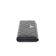 Prada Long Black Wallet