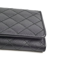 Prada Long Black Wallet