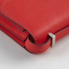 Hermes Mini Constance Rouge De Coeur SHW D Stamp