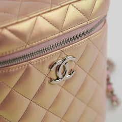 Chanel Iridescent Calfskin Top Handle