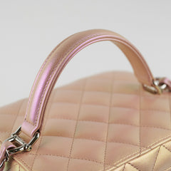 Chanel Iridescent Calfskin Top Handle