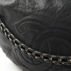 Chanel Black Hobo Shoulder Bag - Series 10