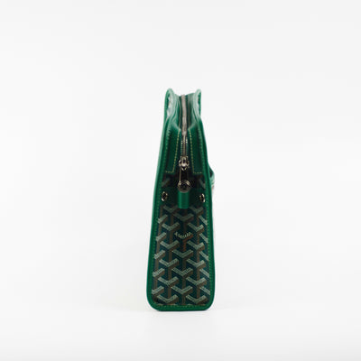 Goyard Jouvence Toiletry Pouch Coated Canvas Green 19341966
