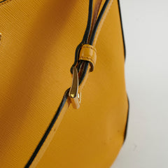 Prada Hobo Yellow Saffiano Shoulder Bag