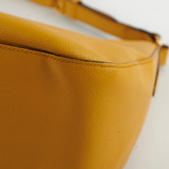 Prada Hobo Yellow Saffiano Shoulder Bag