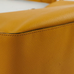 Prada Hobo Yellow Saffiano Shoulder Bag