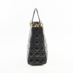 Christian Large Lady Dior Black