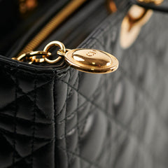 Christian Large Lady Dior Black