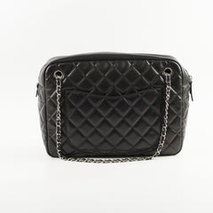 Chanel Vintage Bowling Bag Black Lambskin - Series 12