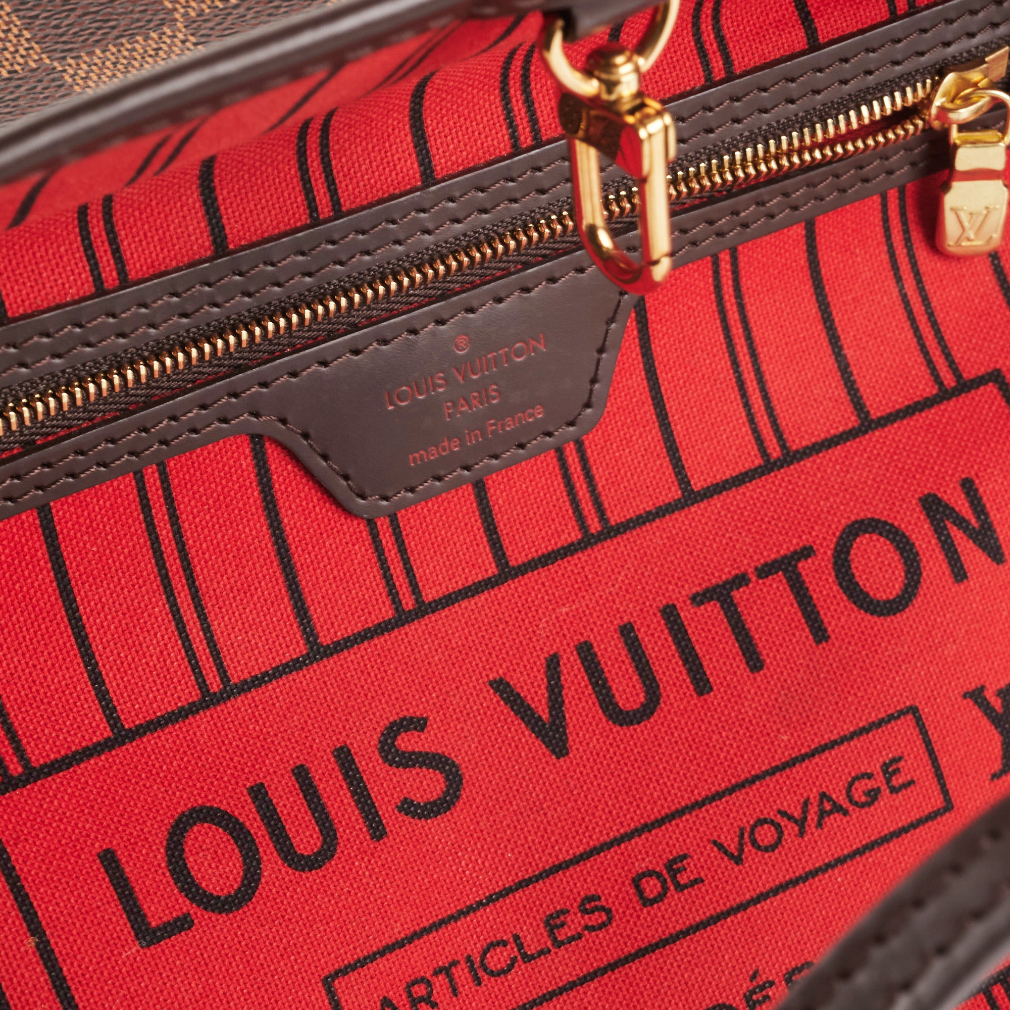 Louis Vuitton Neverfull Damier Ebene MM - THE PURSE AFFAIR