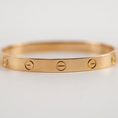 Cartier Love Size 16 Pink Gold Bracelet