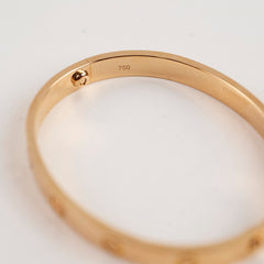 Cartier Love Size 16 Pink Gold Bracelet