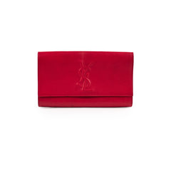 Saint Laurent Red Large Clutch