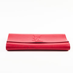 Saint Laurent Red Large Clutch