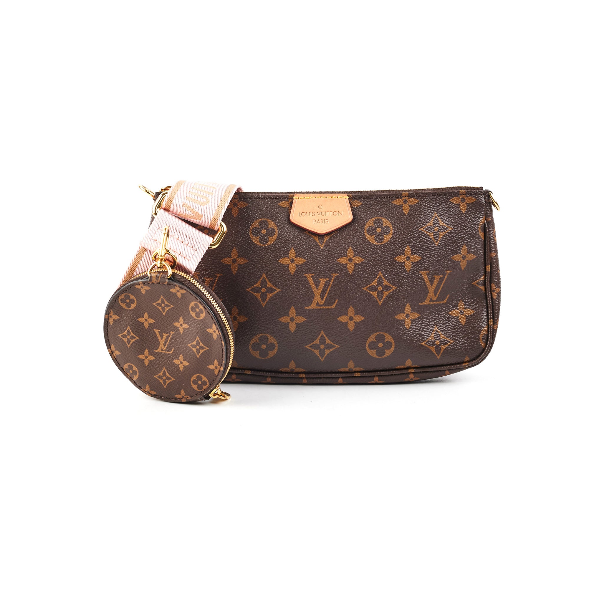 Louis Vuitton Multi Pochette Monogram Pink - THE PURSE AFFAIR