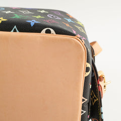 Louis Vuitton Petit Noe Multicolour Black Monogram Shoulder Bag