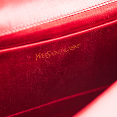 Saint Laurent Red Large Clutch