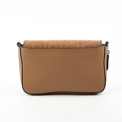 Fendi FF 1974 Mini Expandable Brown Suede