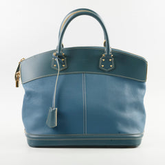 Louis Vuitton Suhali Lockit Blue Top Handle