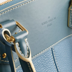 Louis Vuitton Suhali Lockit Blue Top Handle