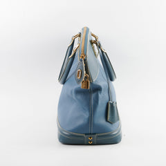 Louis Vuitton Suhali Lockit Blue Top Handle