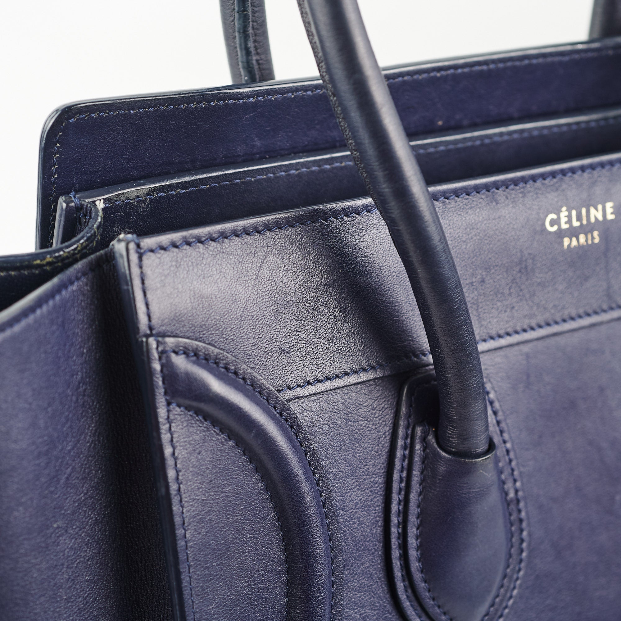 Celine Mini Belt Bag Blue/Navy - THE PURSE AFFAIR