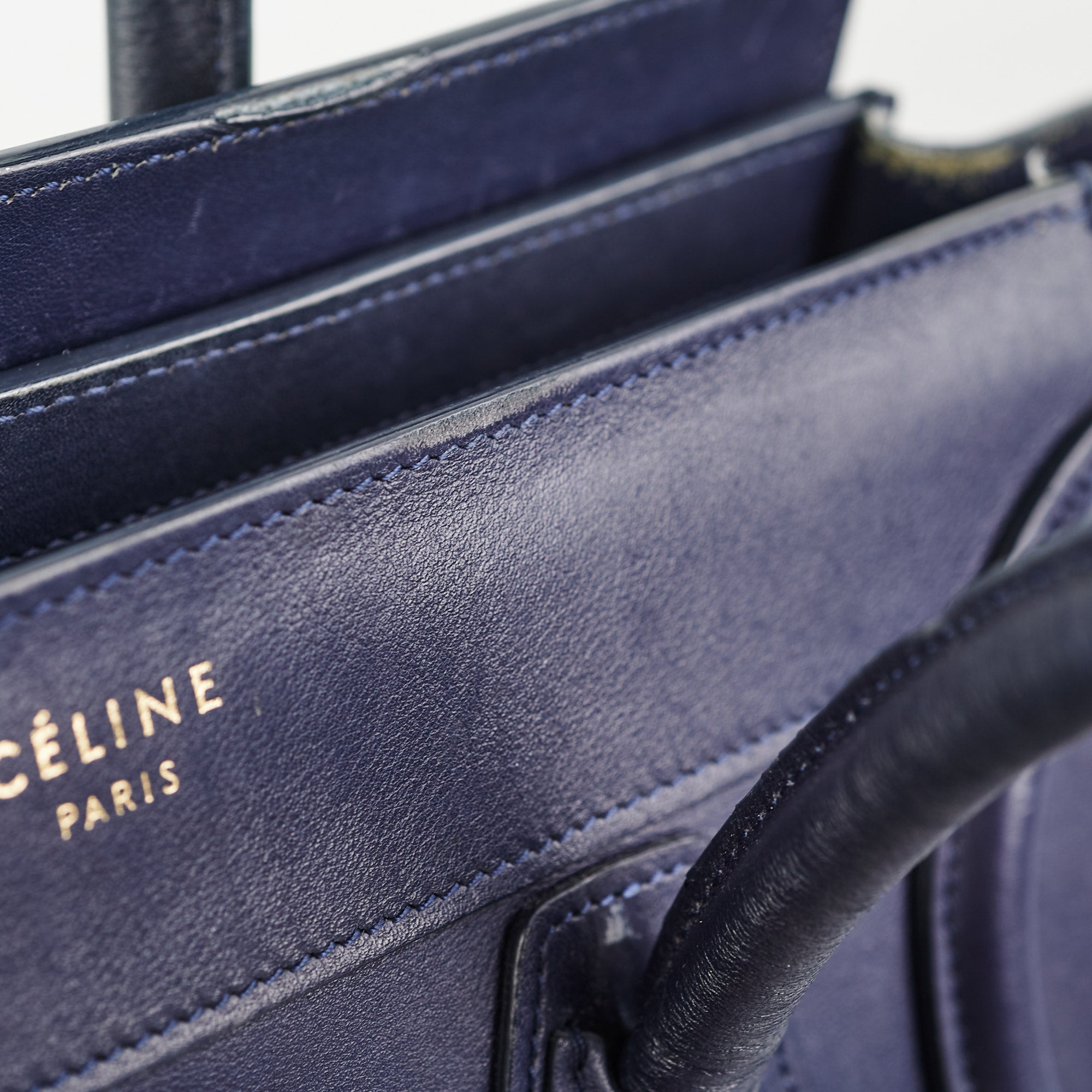 Celine Mini Belt Bag Blue/Navy - THE PURSE AFFAIR