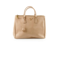 Prada Large Galleria Saffiano Beige Bag