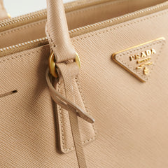 Prada Large Galleria Saffiano Beige Bag