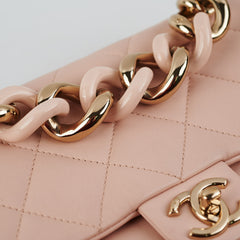 Chanel Quilted Pink Seasonal Bag (Microchipped)