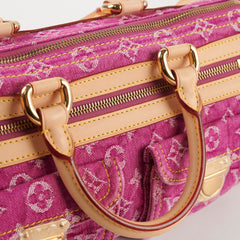 Louis Vuitton 2006 Pink Denim Speedy Noe