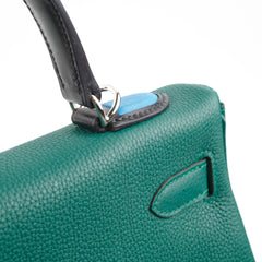 Hermes Kelly 32 Togo Malachite Au Pas- A Stamp