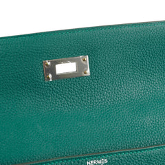 Hermes Kelly 32 Togo Malachite Au Pas- A Stamp