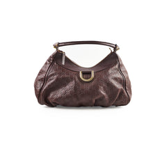 Gucci Guccissima Leather Soulder Bag Brown