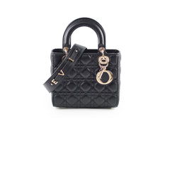 Christian Dior Small Lady Dior ABC Black