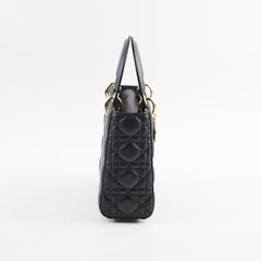 Christian Dior Small Lady Dior ABC Black