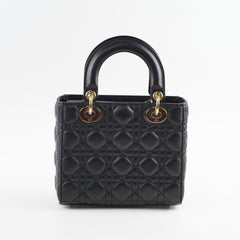 Christian Dior Small Lady Dior ABC Black