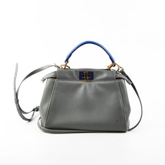 Fendi Mini Peekaboo Blue Grey