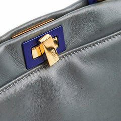 Fendi Mini Peekaboo Blue Grey