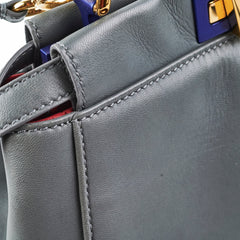 Fendi Mini Peekaboo Blue Grey